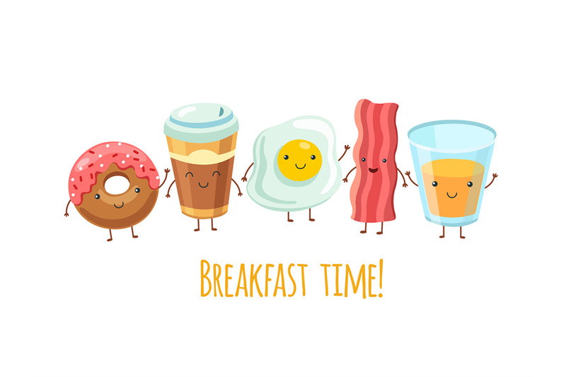 happy-breakfast-characters-egg-sandwich-coffee-breakfast-meal-fried