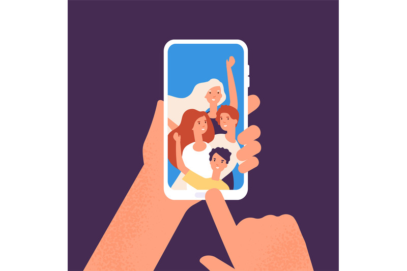 phone-with-friends-photo-hands-holding-smartphone-with-happy-smiling