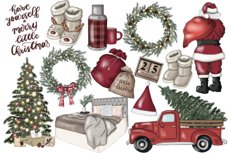 i-believe-in-santa-clipart-amp-pattern