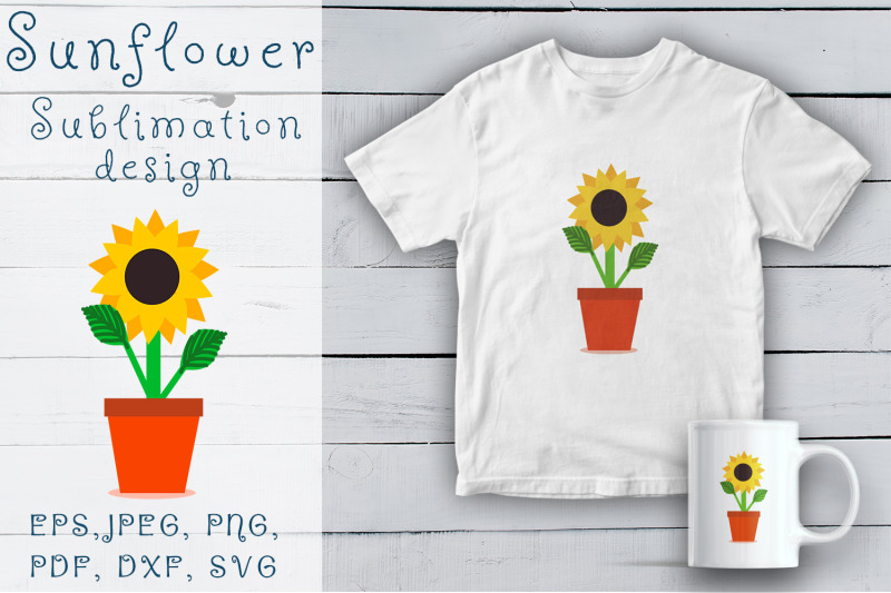 sunflower-svg-sublimation-design-sunflower-in-pot-svg-png-eps-files