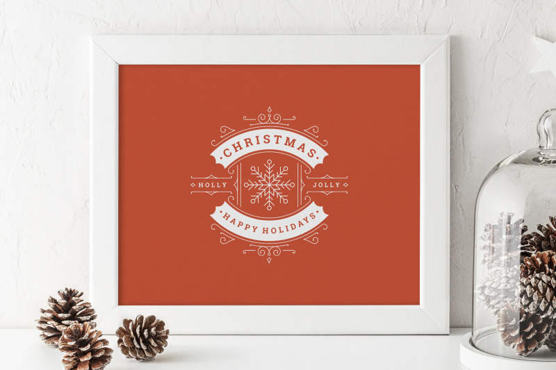 Christmas saying design with snowflake silhouette. Holiday wish, cut f