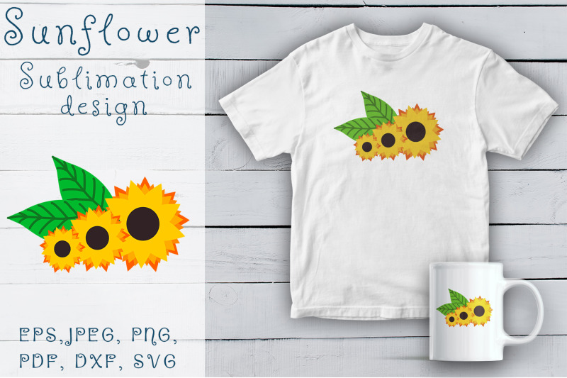 sunflower-sublimation-design-sunflower-svg