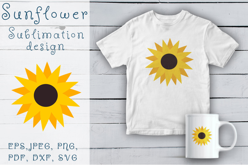 sunflower-svg-sublimation-design-sunflower-png-svg-files