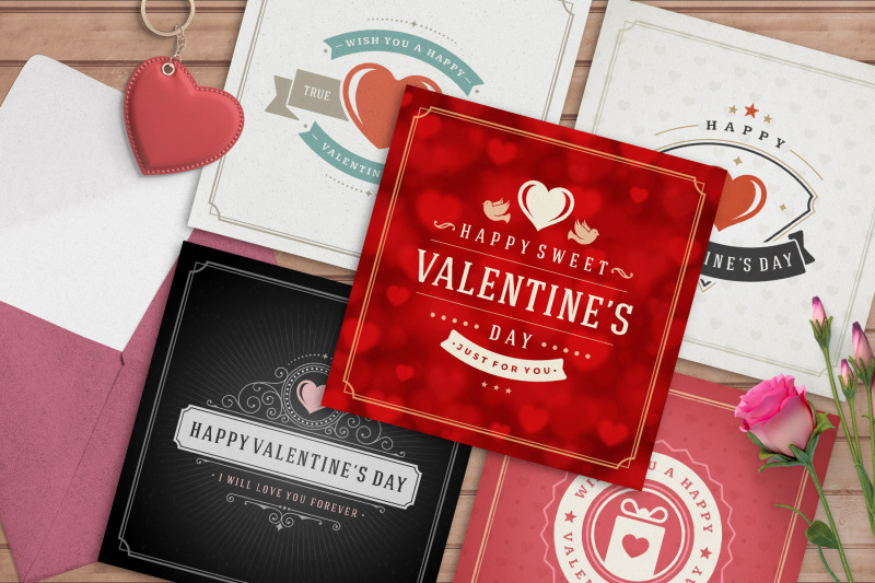 valentine-039-s-day-badges-amp-cards