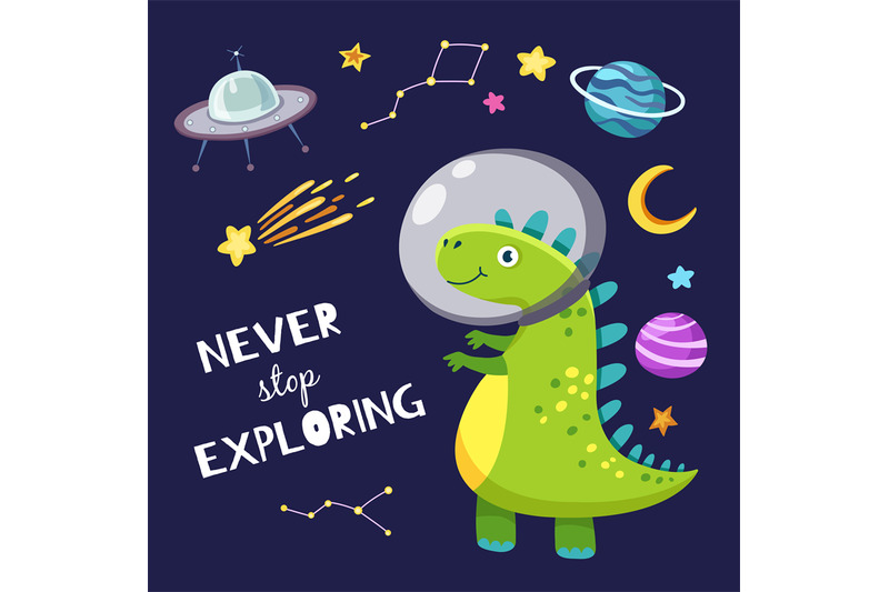 cute-dino-in-outer-space-baby-dinosaur-traveling-in-space-never-stop