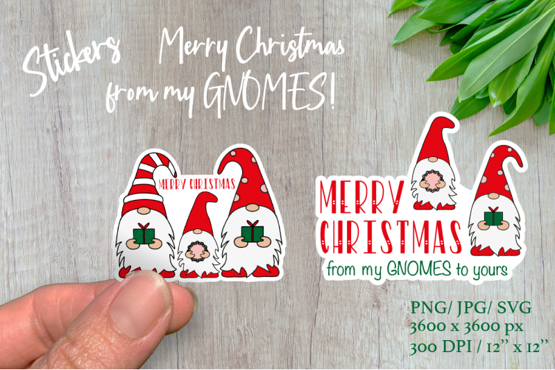 christmas-gnomes-merry-christmas-stickers