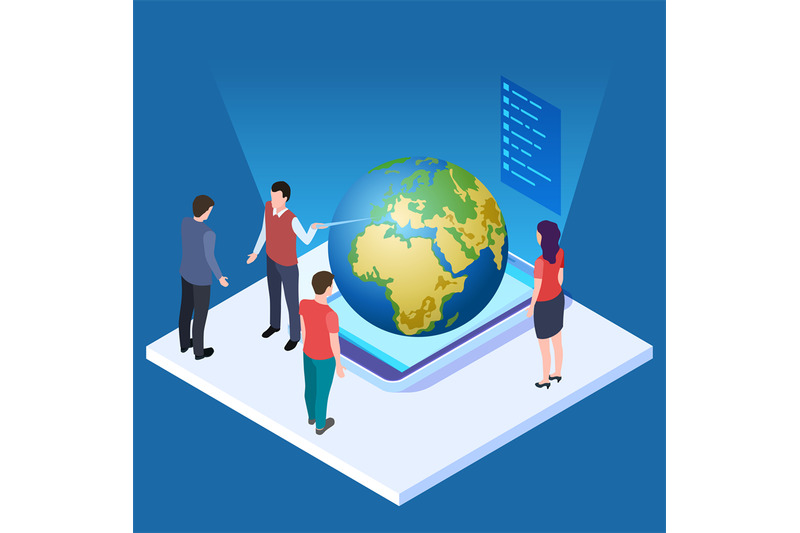 lecture-about-earth-vector-illustration-save-the-planet-isometric-con