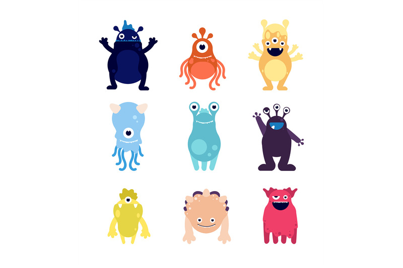 cute-monsters-funny-monster-aliens-mascots-crazy-hungry-halloween-to