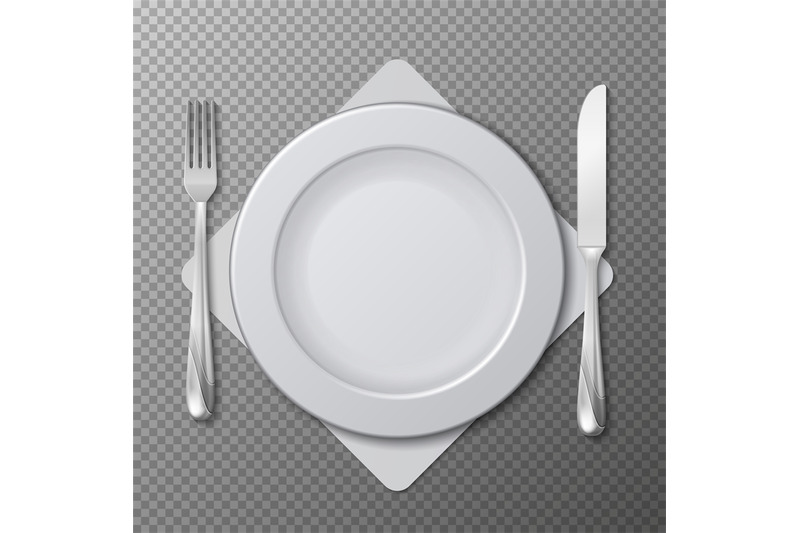 realistic-plate-cutlery-vector-table-setting-with-white-plate-fork