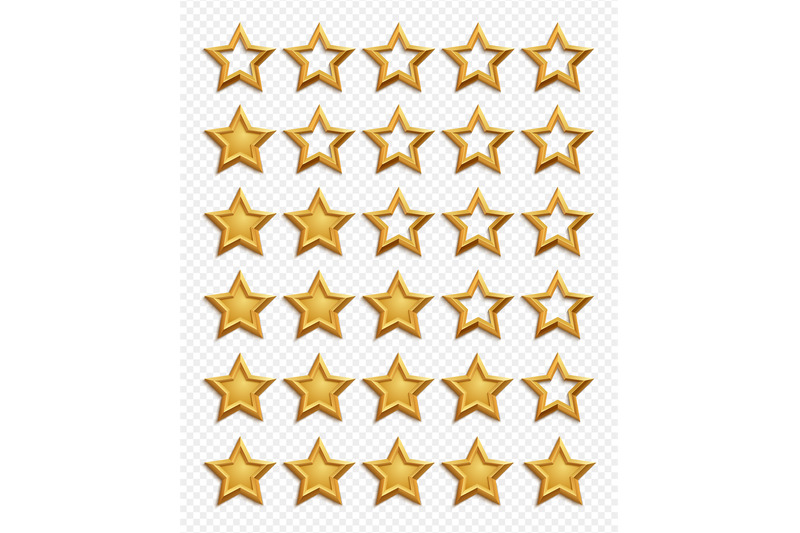 five-stars-rating-system-gold-stars-rating-vector-isolated-on-transpa