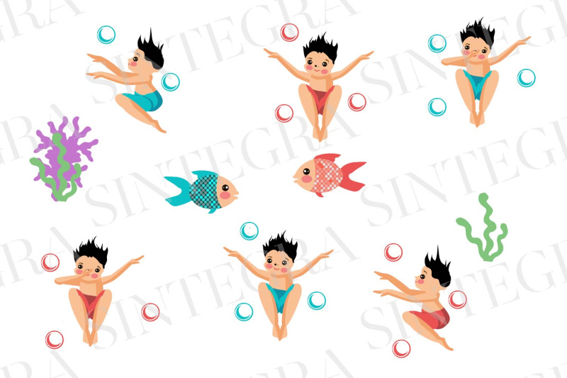 boy-jumping-in-water-clipart-bundle