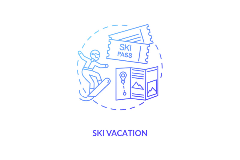 ski-vacation-concept-icon
