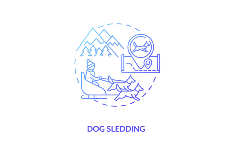 dog-sledding-concept-icon