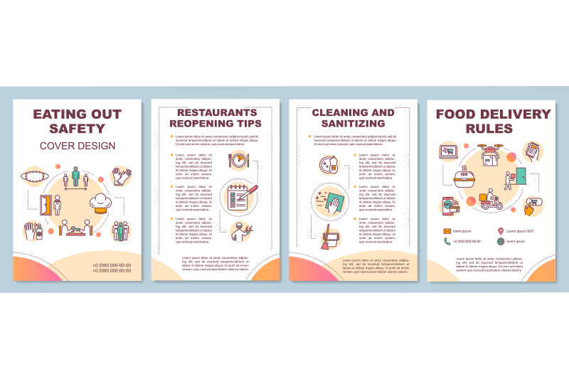 eating-out-safety-brochure-template