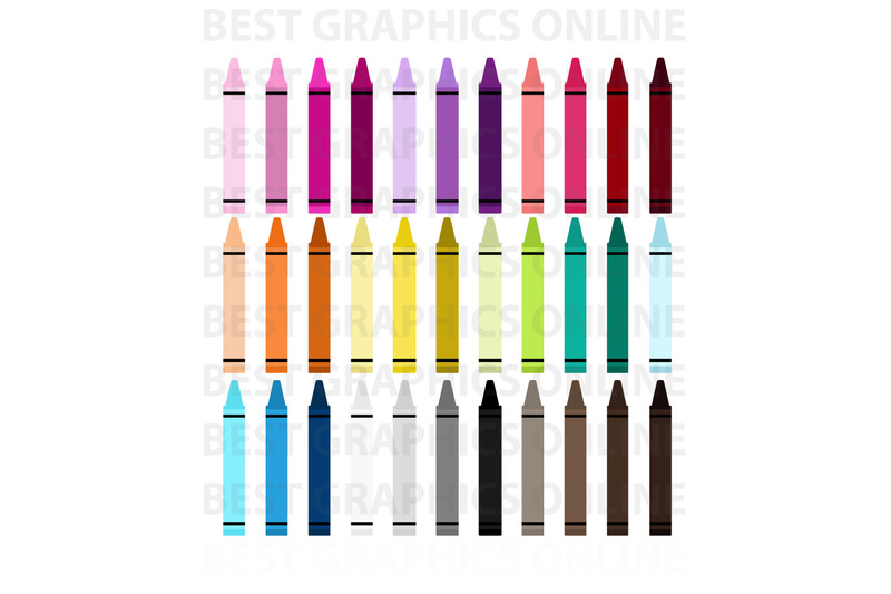 colorful-crayons-clipart-bright-colors