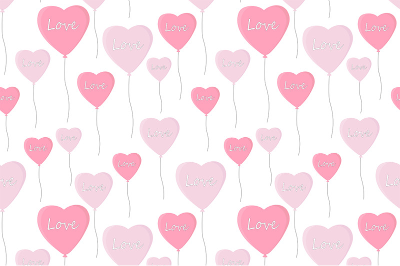 set-patterns-balloons-hearts-valentine-039-s-day-vector