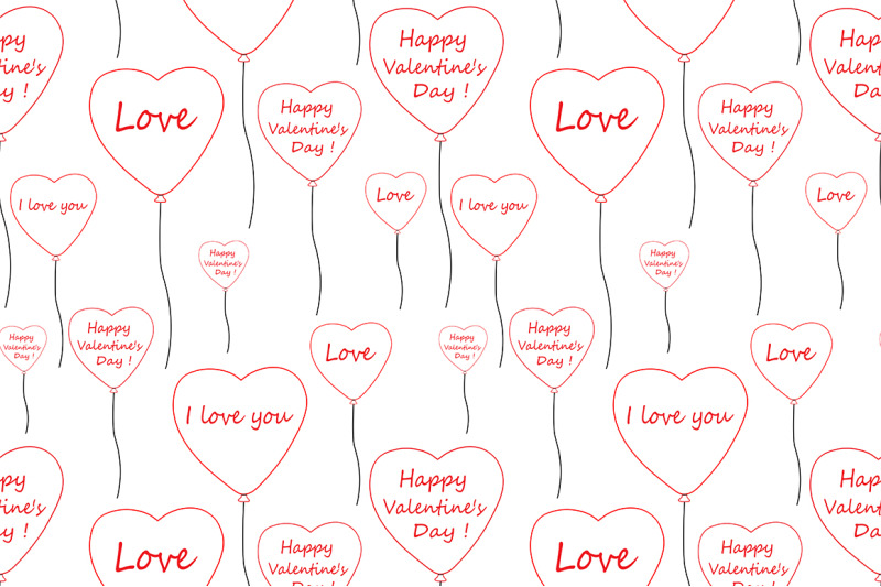 set-patterns-balloons-hearts-valentine-039-s-day-vector