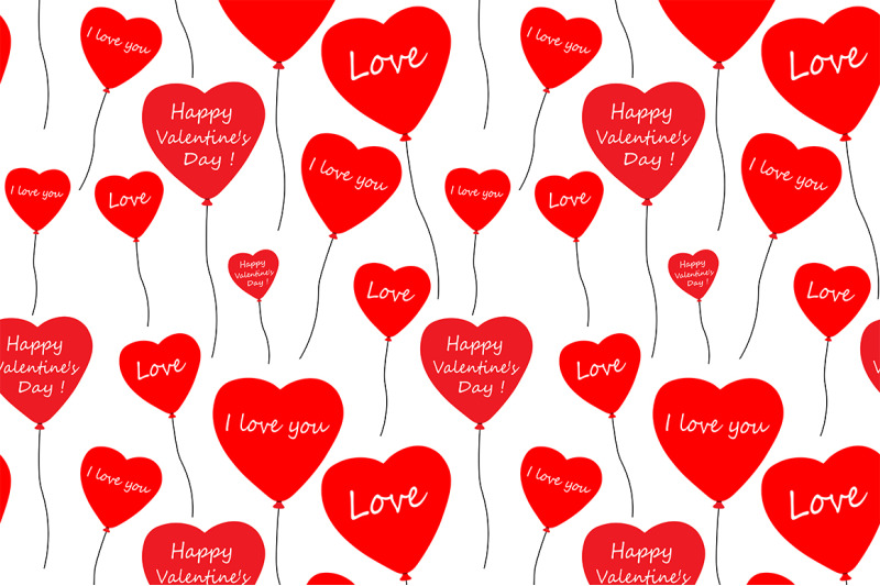 set-patterns-balloons-hearts-valentine-039-s-day-vector