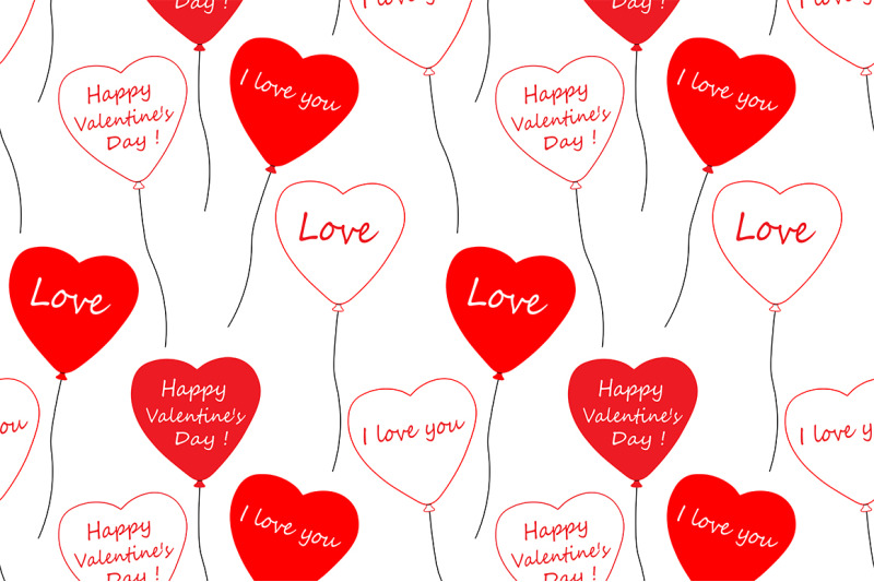 set-patterns-balloons-hearts-valentine-039-s-day-vector