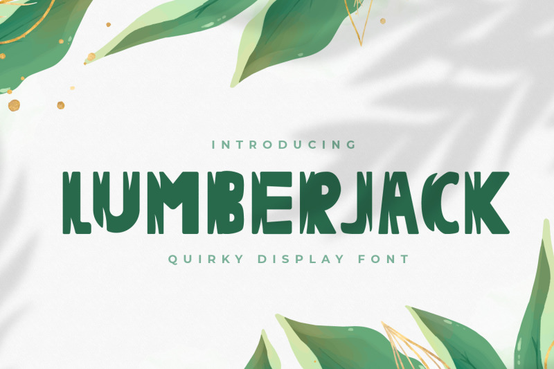 lumberjack-quirky-display-font