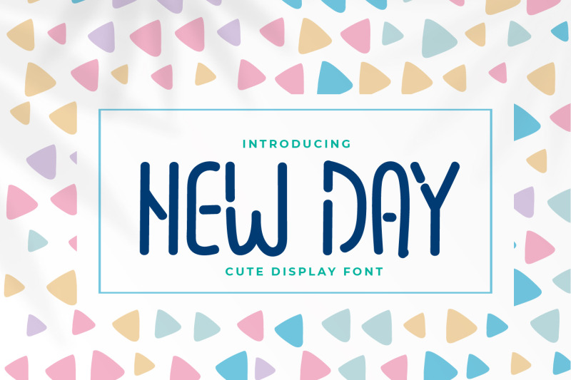 new-day-cute-display-font