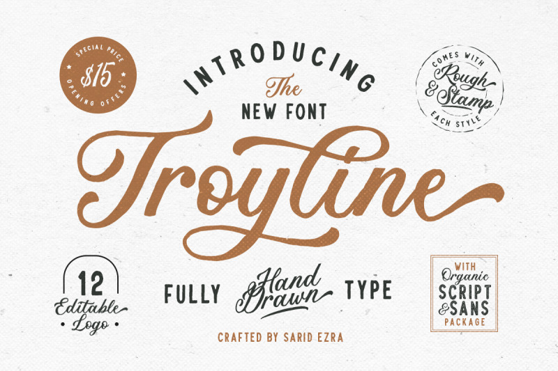 troyline-font-duo-logotype