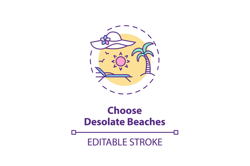 choose-desolate-beaches-concept-icon