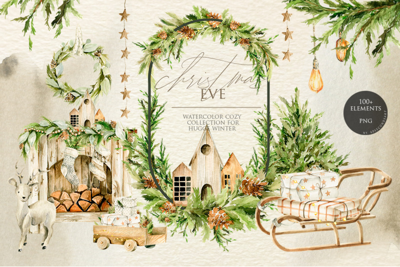 christmas-home-holiday-watercolor-clipart