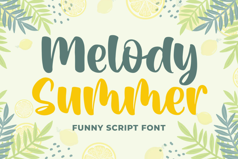 melody-summer-funny-script-font
