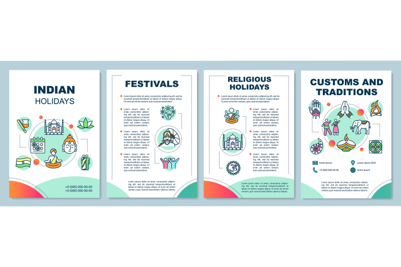 indian-customs-brochure-template