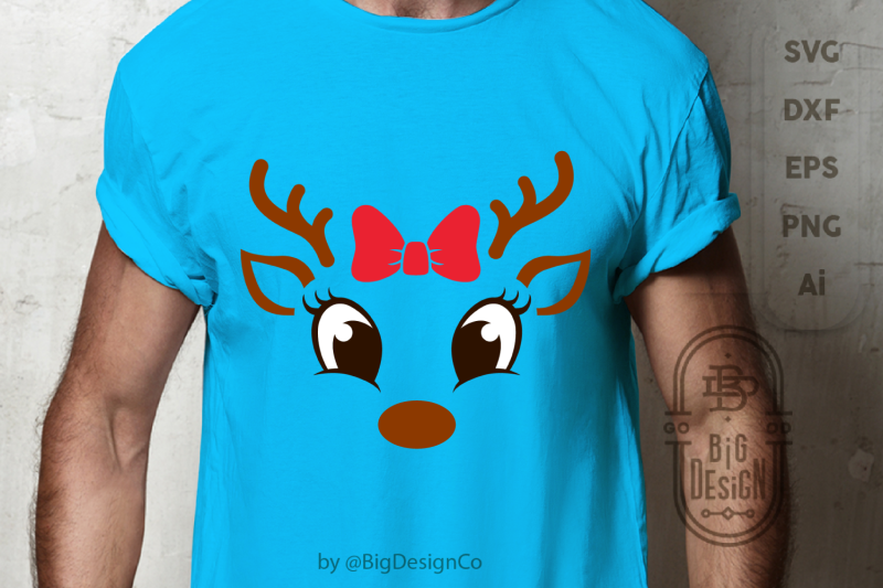 christmas-svg-cute-reindeer-svg-girl-reindeer-face-svg