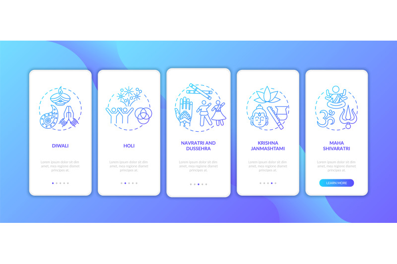 top-hindu-festivals-onboarding-mobile-app-page-screen-with-concepts