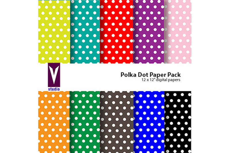 polka-dot-papers-printable