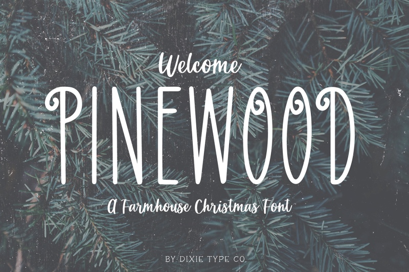 pinewood-farmhouse-christmas-font