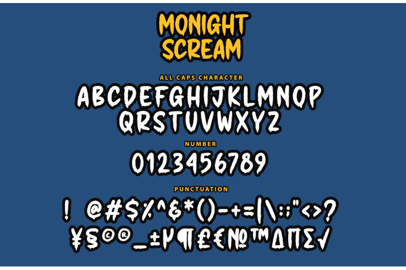 monight-scream-helloween-font