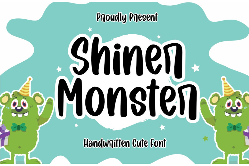 shiner-monster-cute-font
