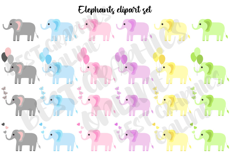 elephants-clipart-set-babyshower-hearts