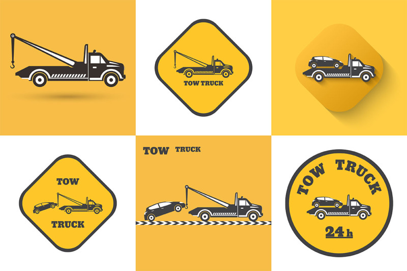 set-of-tow-truck-icons