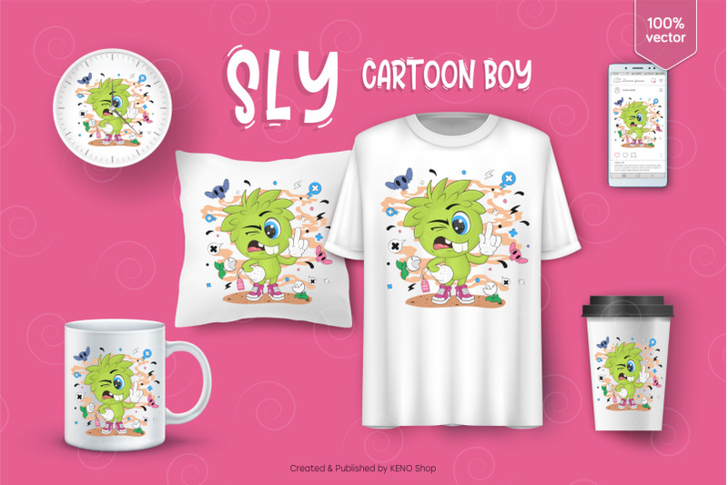 sly-cartoon-boy