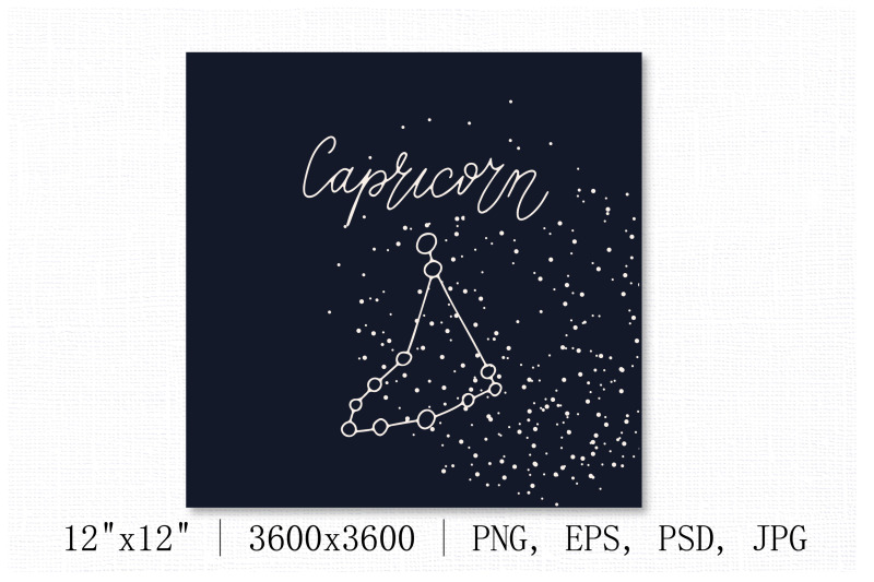 constellations-print-zodiac-decor-zodiac-gift-astronomy-clipart-st