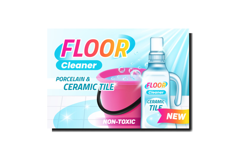 floor-cleaner-creative-promotional-poster-vector