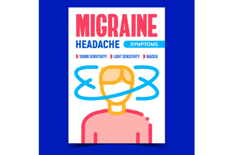 migraine-headache-symptoms-promo-banner-vector