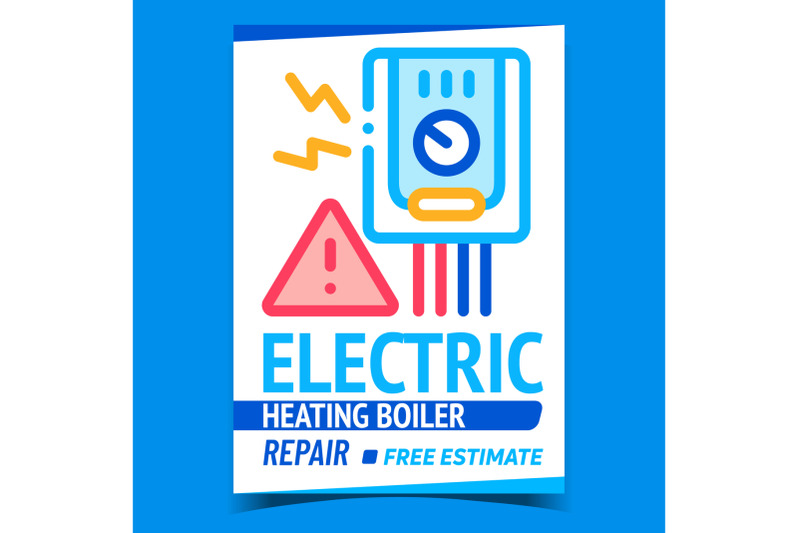 electric-heating-boiler-repair-promo-banner-vector