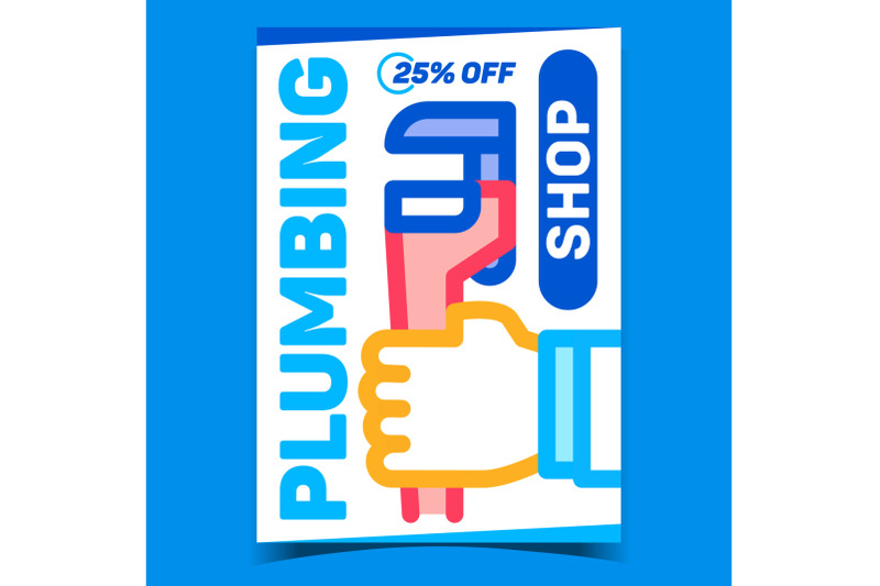 plumbing-shop-creative-promotional-banner-vector