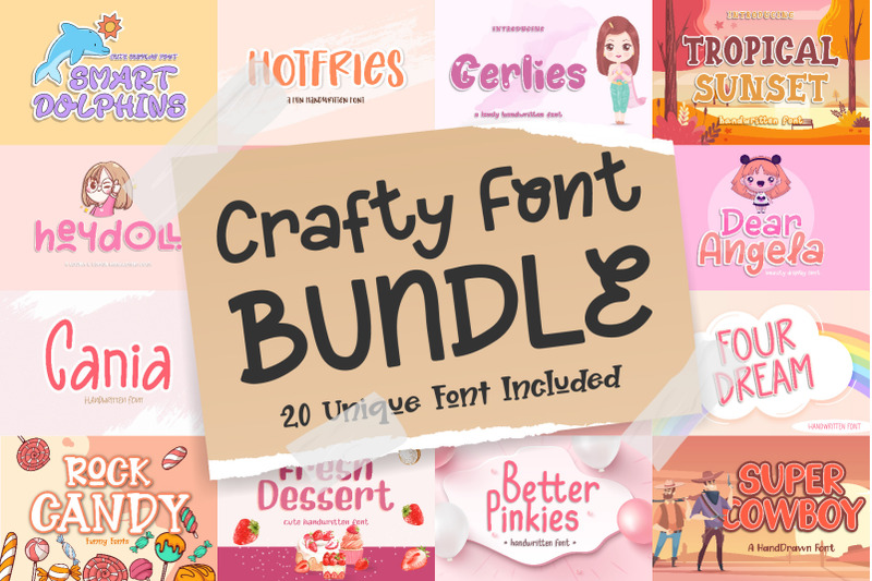 crafty-font-bundle
