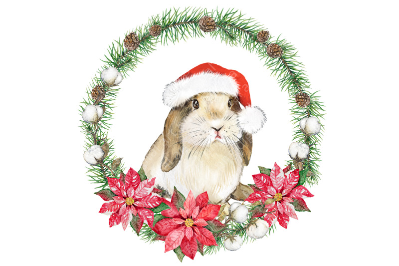 christmas-rabbits-watercolor-clipart-christmas-card-greetings-card