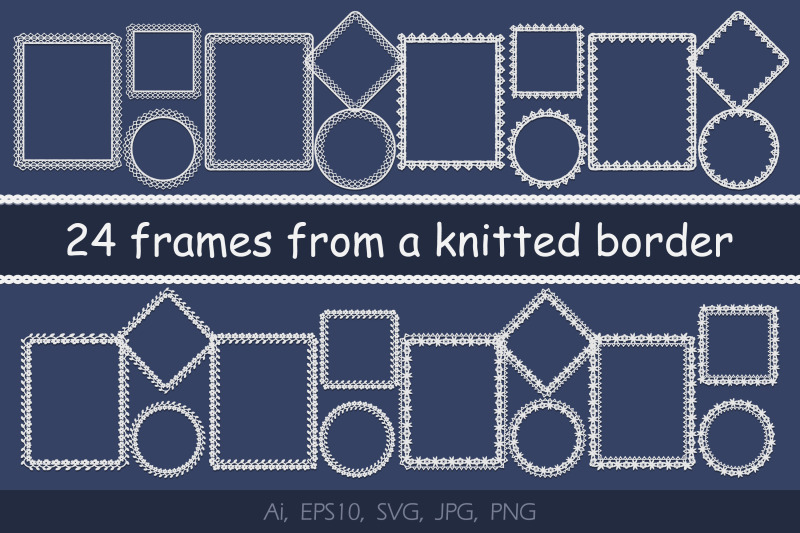 24-frames-with-imitation-knitted-border