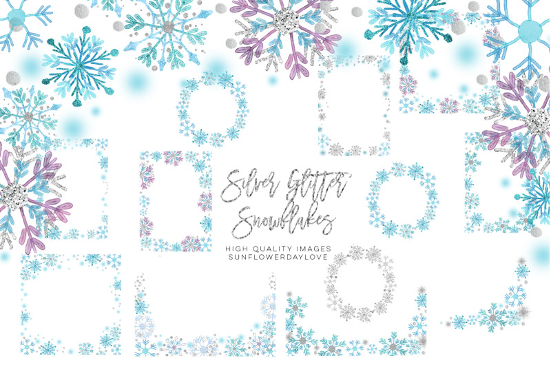 snowflake-borders-winter-snowflakes-watercolor-silver-snow-dust