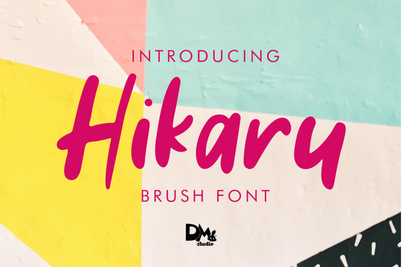 hikaru-brush-font