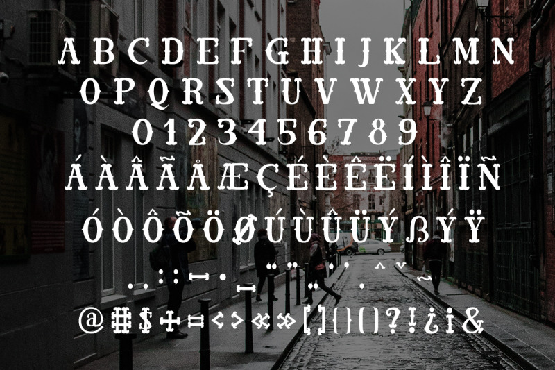 road-shot-display-vintage-font